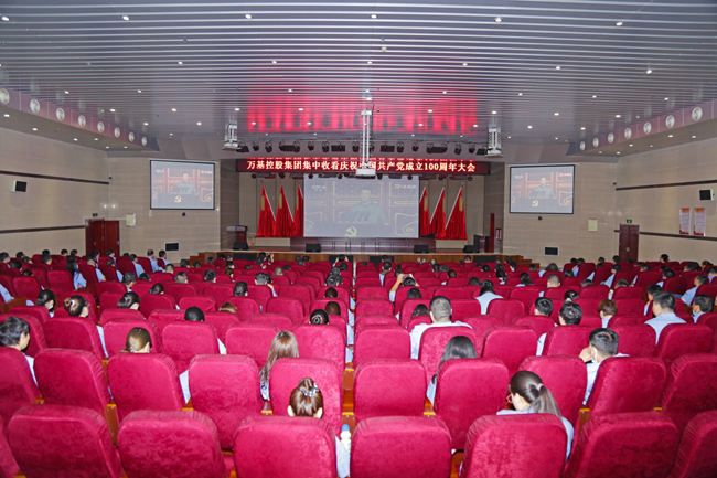 加拿大28开奖官网开奖网址集团组织干部职工集中收看庆祝建党100周年大会实况