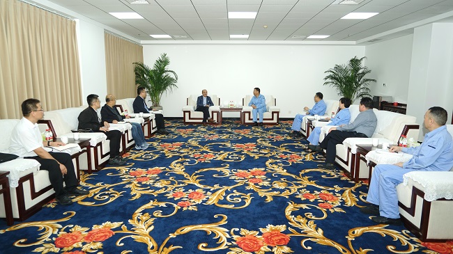 中铝宁夏能源集团党委书记、董事长丁吉林一行到加拿大28开奖官网开奖网址集团调研