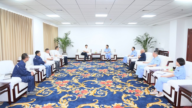 中电建河南工程有限公司党委书记、董事长刘长龙一行到加拿大28开奖官网开奖网址集团交流访谈