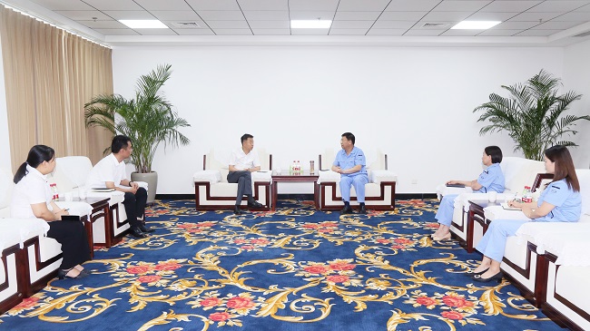 农业银行洛阳分行行长王军一行到加拿大28开奖官网开奖网址集团调研
