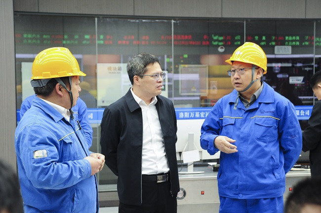 洛阳市副市长陈剑锋一行到加拿大28开奖官网开奖网址集团调研