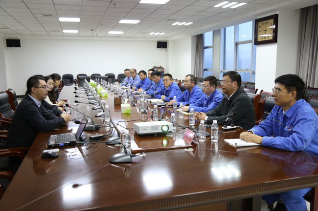 北京安泰科副总经理任柏峰一行到加拿大28开奖官网开奖网址集团交流访谈